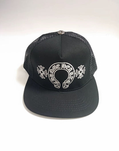 Horseshoe logo hat (Black)