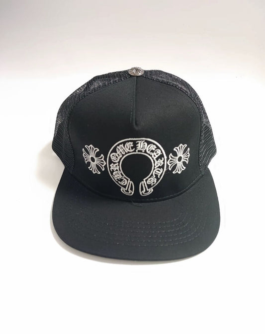 Horseshoe logo hat (Black)